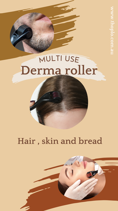 Hair oil 60ml with derma roller 0.25mm